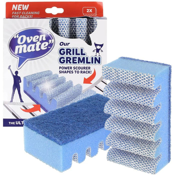 Oven Mate Original Cooker Hob BBQ Grill Gremlin Sponge Scourer (Pack of 4) - Quailitas Limited