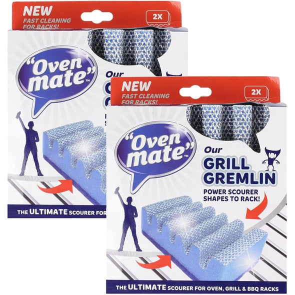 Oven Mate Original Cooker Hob BBQ Grill Gremlin Sponge Scourer (Pack of 4) - Quailitas Limited