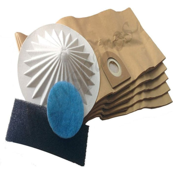 Premium Quality Vax 6131 7131 6151SX 5120 8131 Vacuum Cleaner hoover 5 Dust Bags & Filter Set - Quailitas Limited